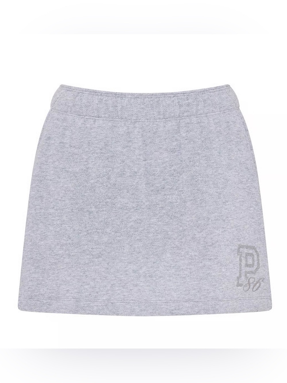 Victoria’s Secret Pink campus fleece skort gray small sporty chic comfy travel